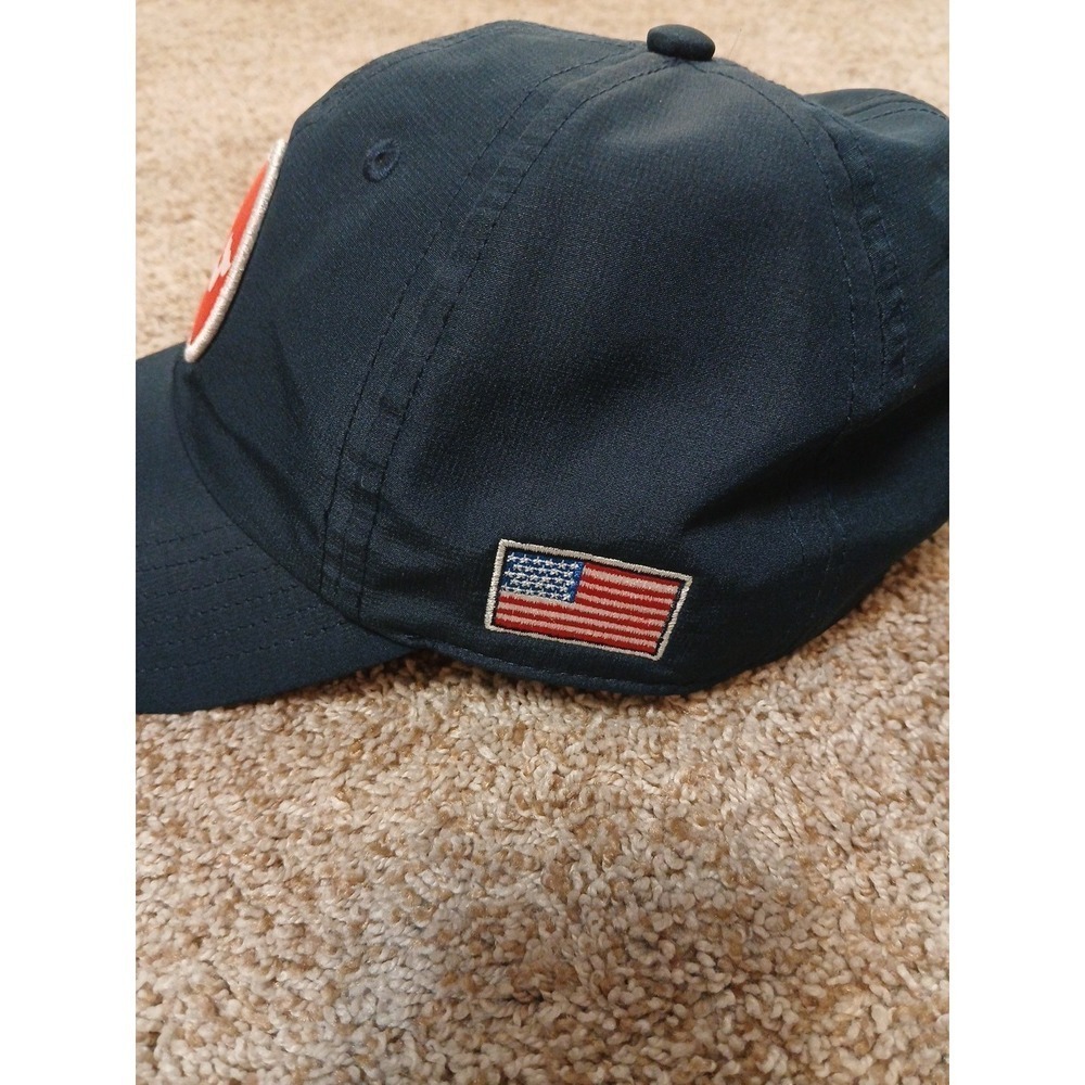 Vineyard Vines Hat Strapback‎ Baseball Cap Mens Navy Blue American Flag Golf - Picture 2 of 6